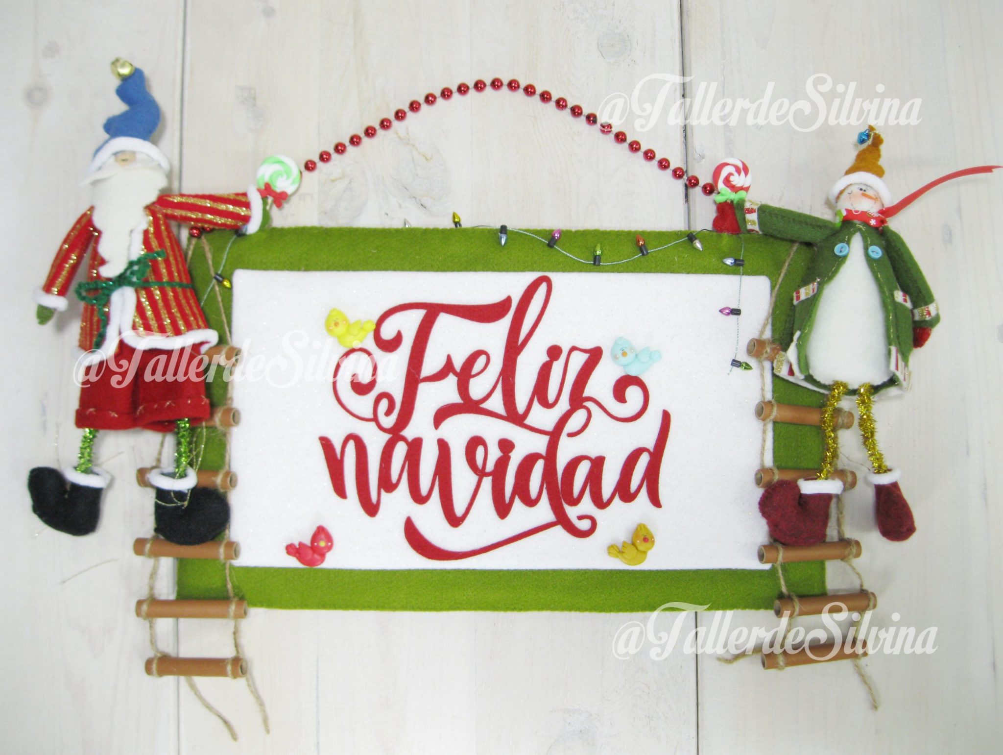 Feliz Navidad Escaleritas Taller De Silvina