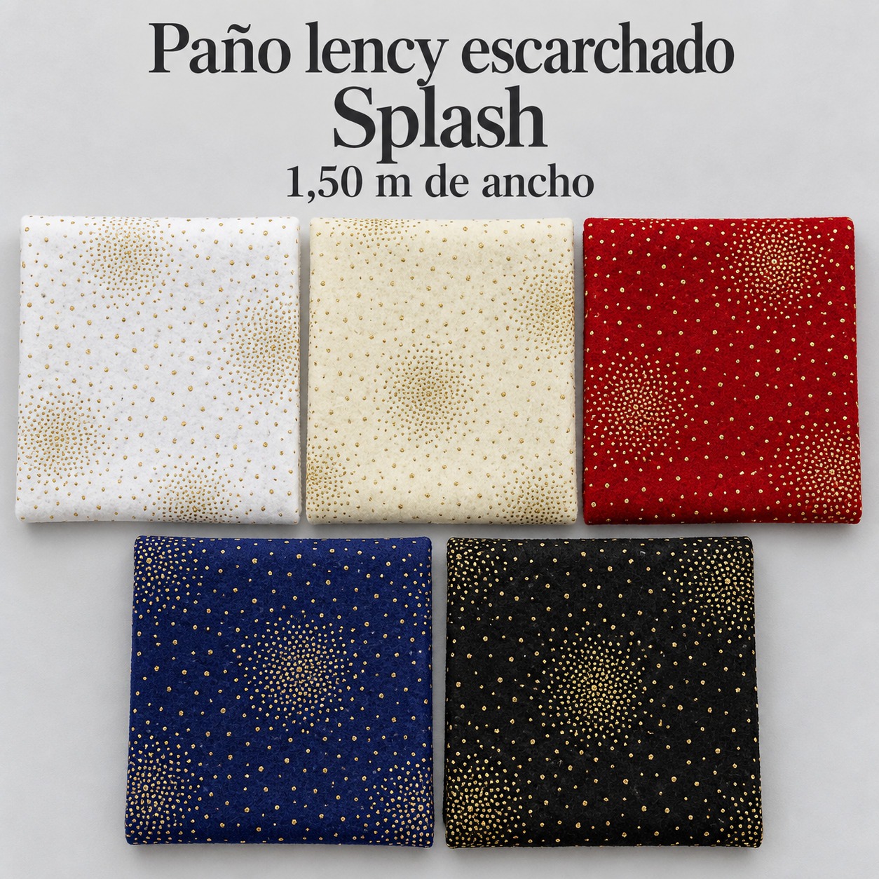 Paño Lency Acrílico Escarchado Splash para Manualidades | Metro $39.800 por WhatsApp