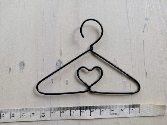 Gancho decorativo medio corazón