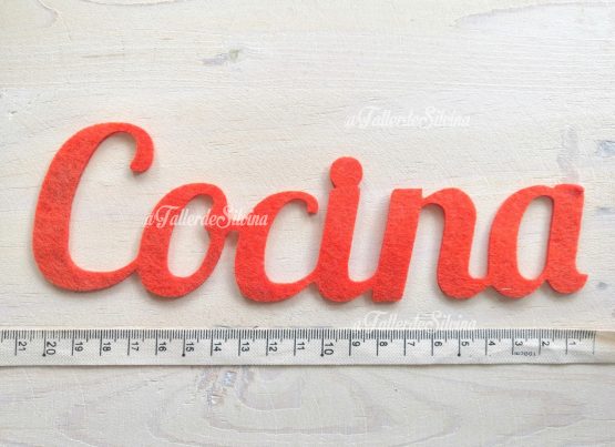 Cocina aplique termoadhesivo