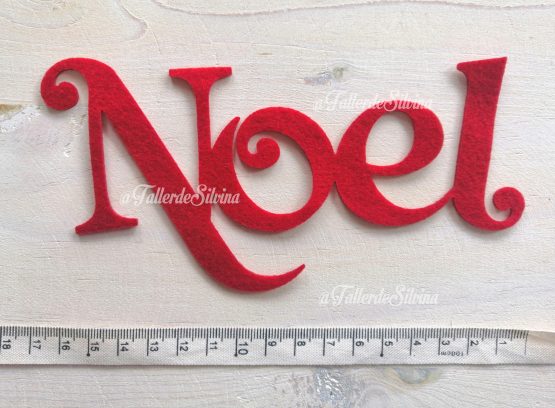 Noel aplique termoadhesivo