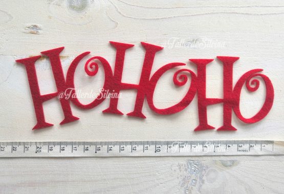 HoHoHo aplique termoadhesivo
