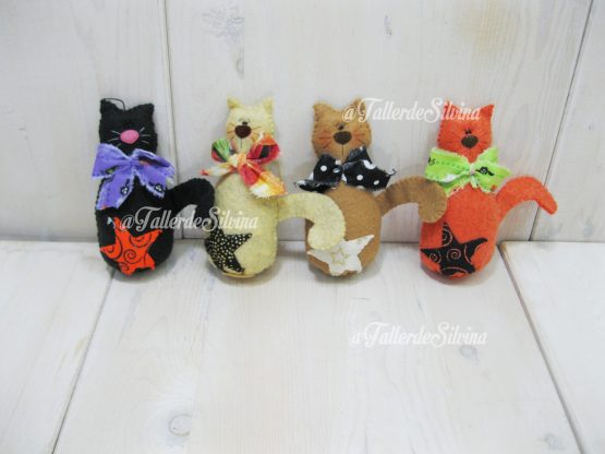 Cuarteto gatos halloween 2020