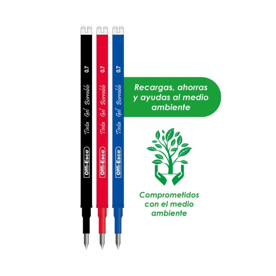 Repuesto gel borrable 0.7 m (se borra con calor)