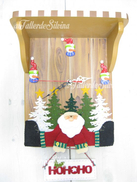 Reloj Noel Invierno