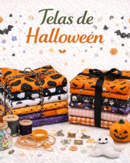 Telas 100% Algodón Americanas para patchwork Halloween