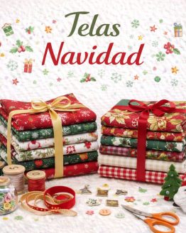Telas 100% Algodón Americanas para patchwork Navidad
