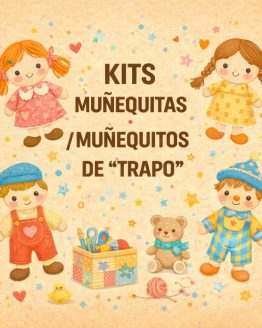 🎎Muñequitas / muñequitos de "trapo"