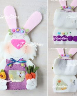 Porta Agujas Conejita – Kit en Paño Lency