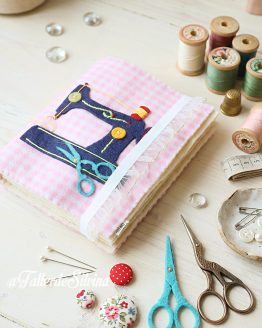 cuadernillo porta-agujas maquina de coser – Kit de manualidades en paño lency