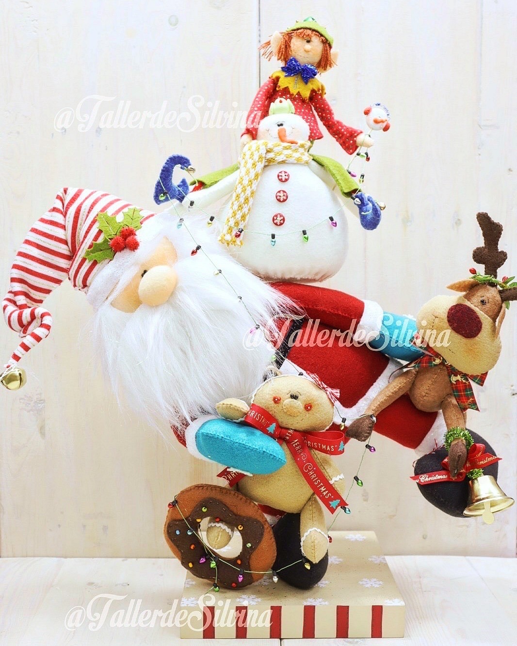 Noel Malabarista – Kit navideño en paño lency