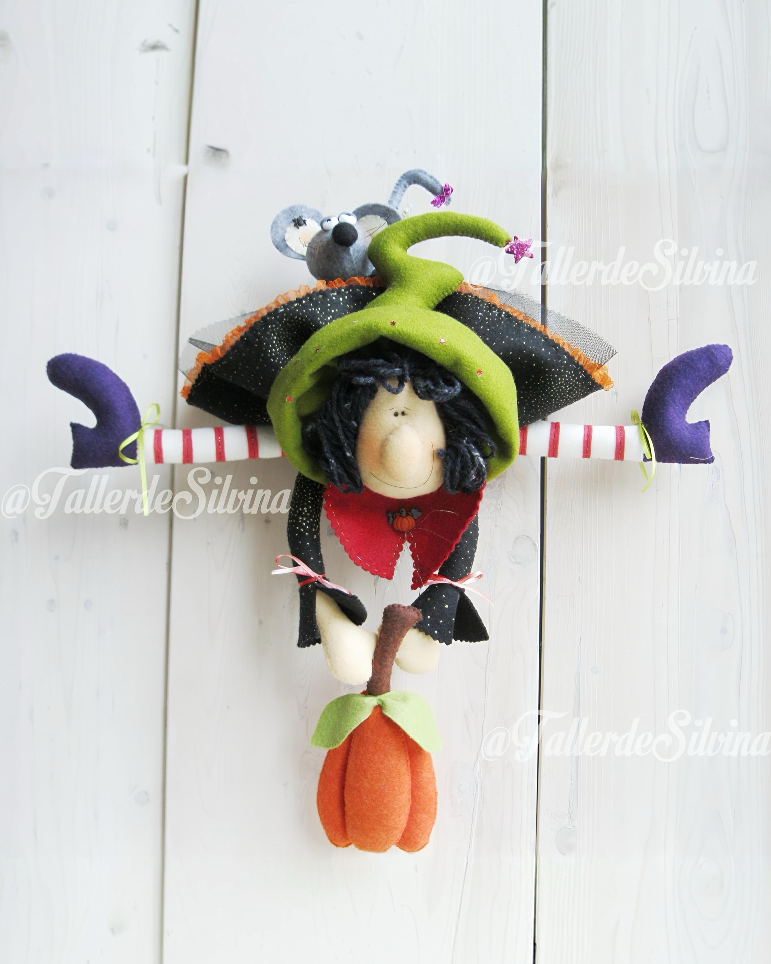 Bruja cleo – Kit halloween en paño lency