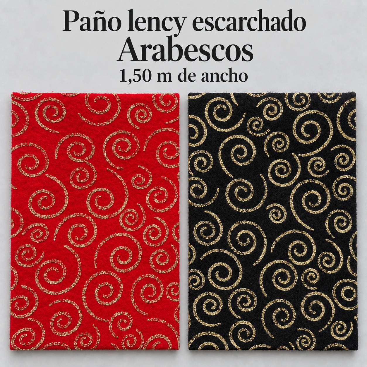 Paño Lency Acrílico Escarchado arabescos para Manualidades | Metro $39.800 por WhatsApp